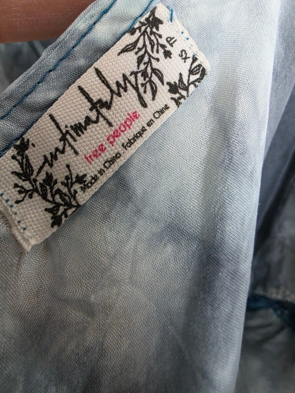 Free People Silk Tie Dye Maxi Dress - Picture 3 of 5